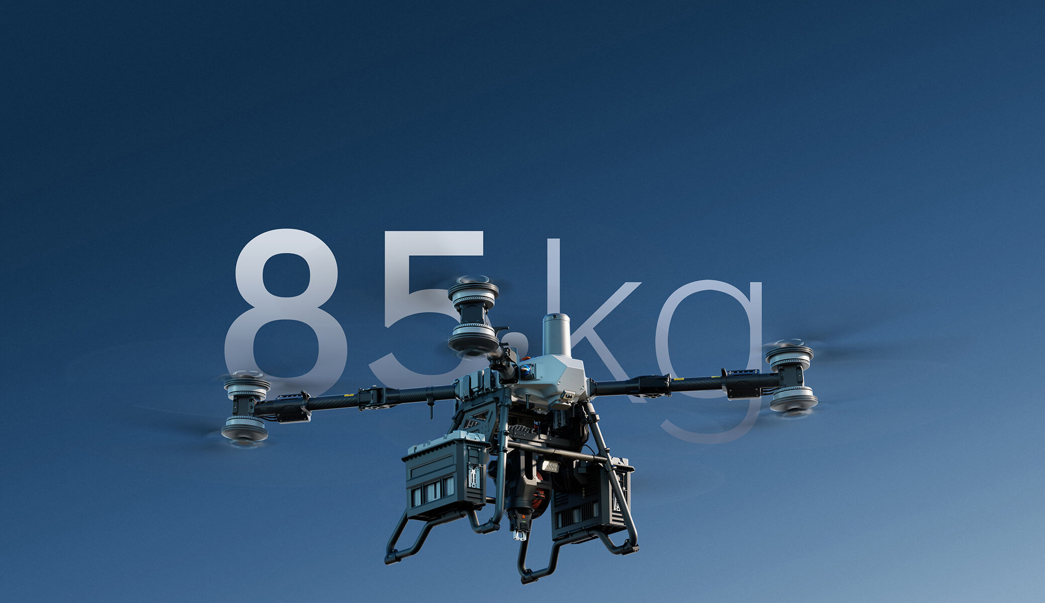 dji-flycart 85 kg Max Payload Capacity with Dual Battery