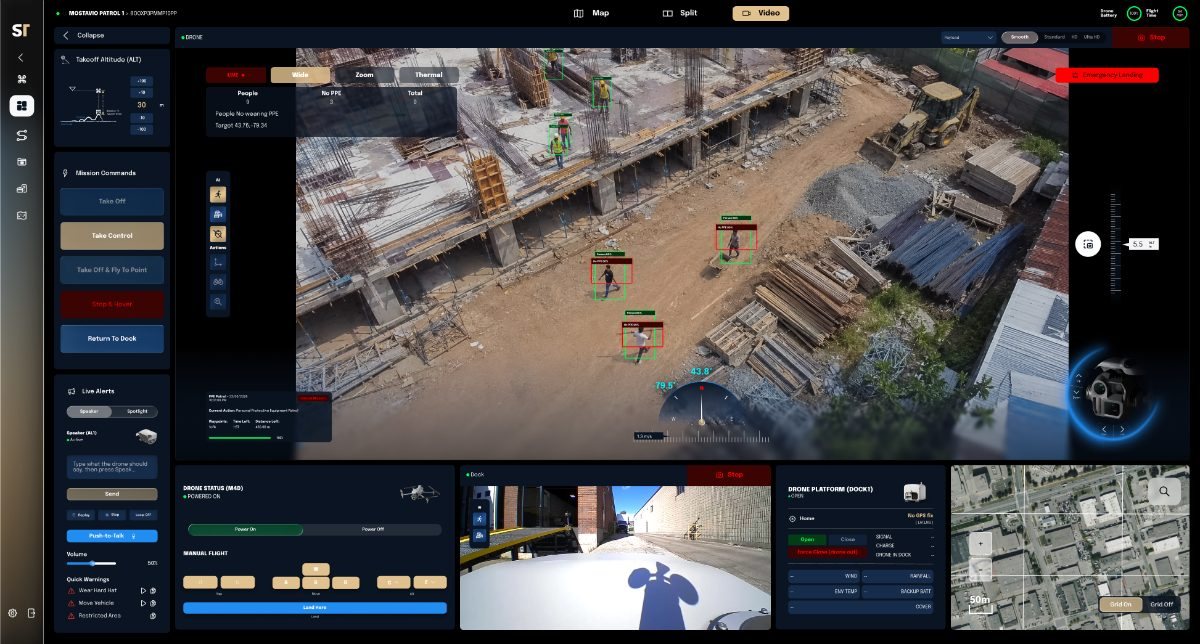 Live operations dashboard