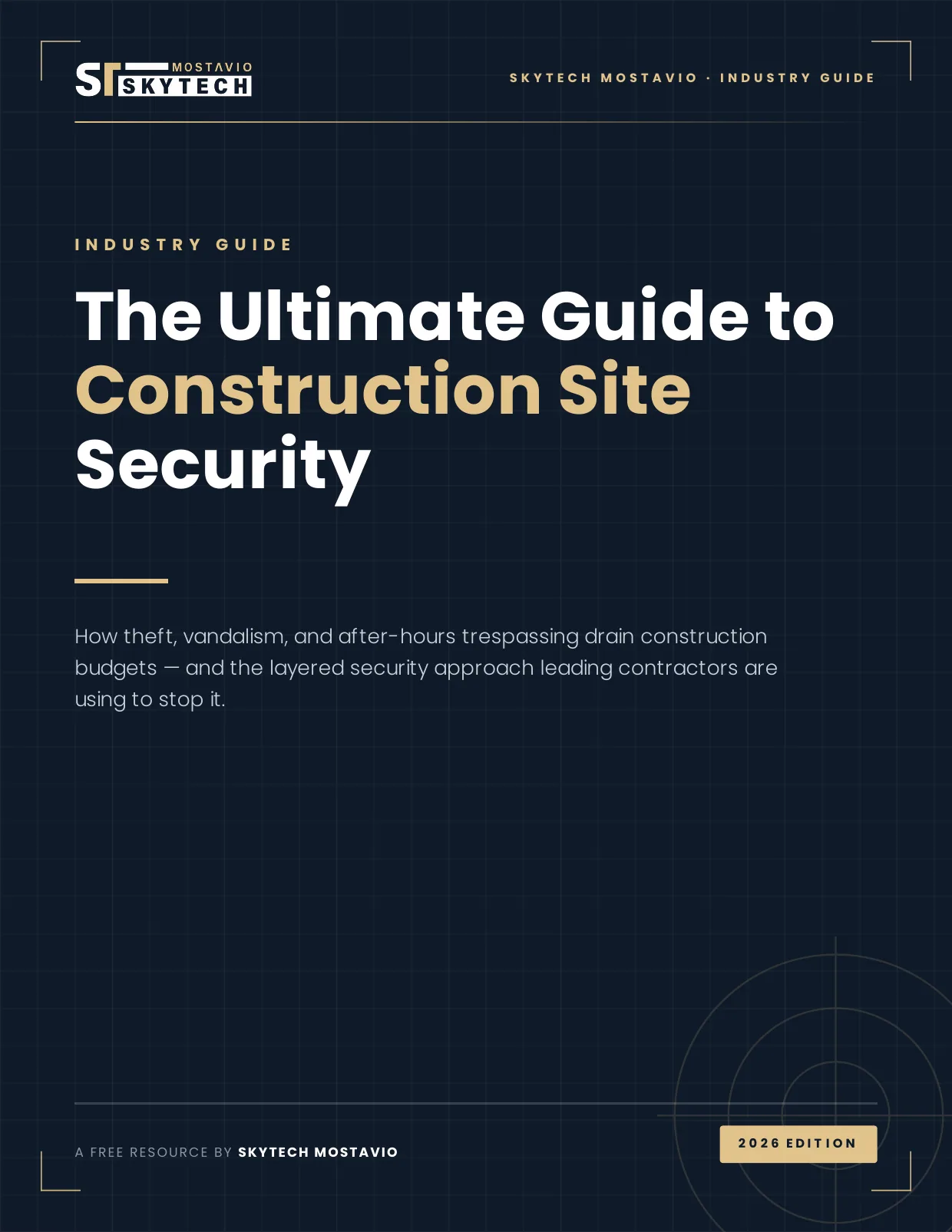 The Ultimate Guide to Construction Site Security cover